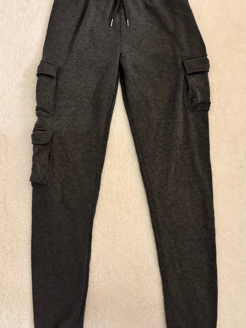 Rainbow Gray Elastic Waist Sweatpants